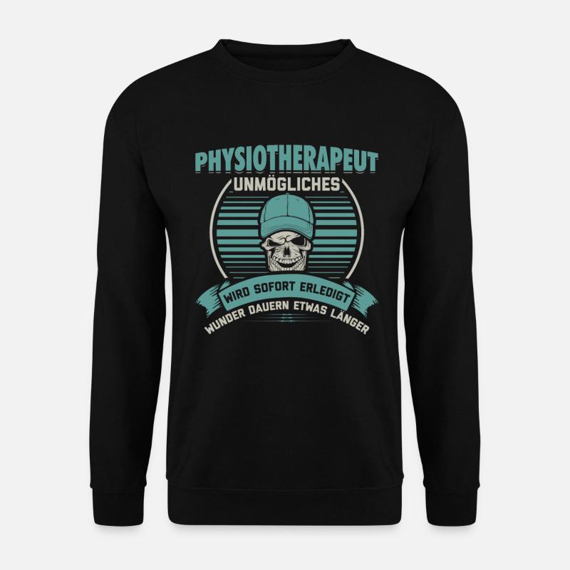 Physiotherapeut Physios | Physiotherapie Geschenk - Unisex Pullover - Schwarz