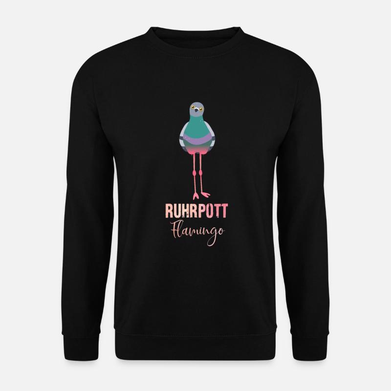Ruhrpott Flamingo - Unisex Pullover - Schwarz