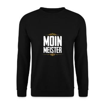 Moin Meister - Unisex Pullover - Schwarz - Vorne - Alina (178cm) & Michal (187cm)