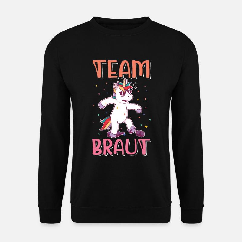 Team Braut Junggesellinnenabschied Party Geschenk - Unisex Pullover - Schwarz