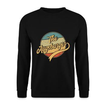 The Augsburger - Unisex Pullover - Schwarz - Vorne - Alina (178cm) & Michal (187cm)