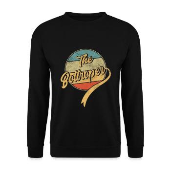 The Bottroper - Unisex Pullover - Schwarz - Vorne - Alina (178cm) & Michal (187cm)