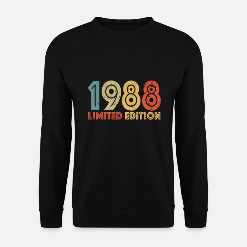Limited Edition 1988 - Unisex Pullover - Schwarz