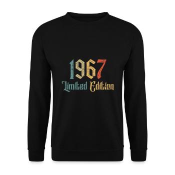 Limited Edition 1967 - Unisex Pullover - Schwarz - Vorne - Alina (178cm) & Michal (187cm)