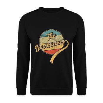 The Leverkusener - Unisex Pullover - Schwarz - Vorne - Alina (178cm) & Michal (187cm)