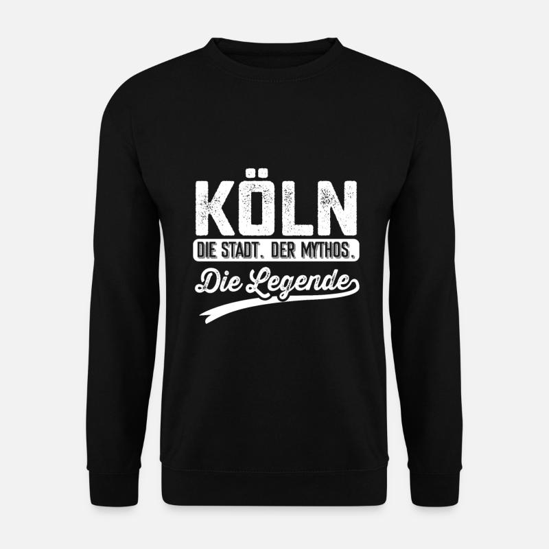Köln die Stadt der Mythos Kölner - Unisex Pullover - Schwarz