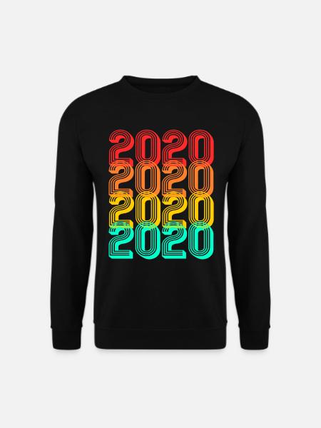 2020 geboren Jahrgang 2020 Geschenk Geburt 2020 - Unisex Pullover - Schwarz