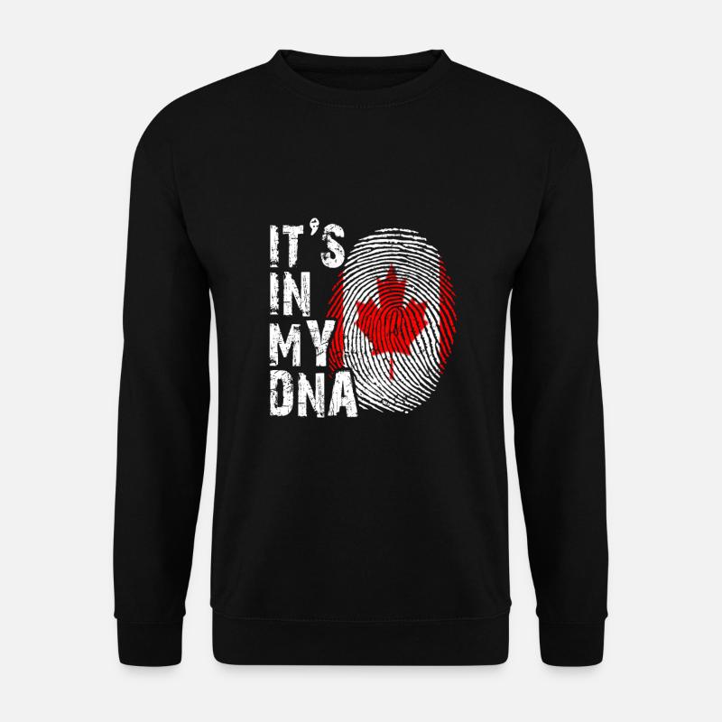 C’est dans mon ADN Canada - Sweat-shirt Unisexe - noir