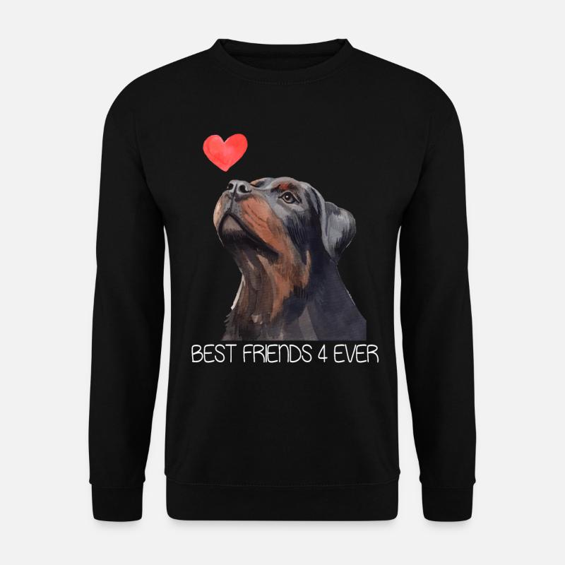 Rottweiler Freunde Hundeliebhaber - Unisex Pullover - Schwarz
