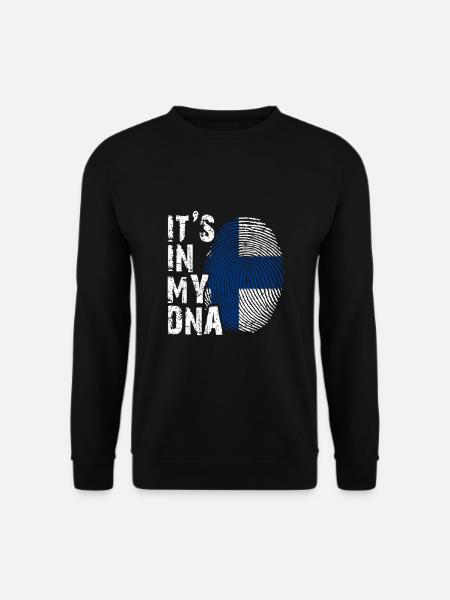 It's in my DNA Finland Finnland - Unisex Pullover - Schwarz