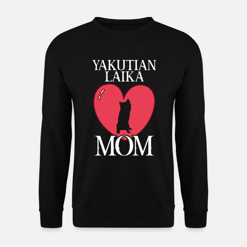 yakutian laika mom Yakutskaya Laika - Unisex Pullover - Schwarz