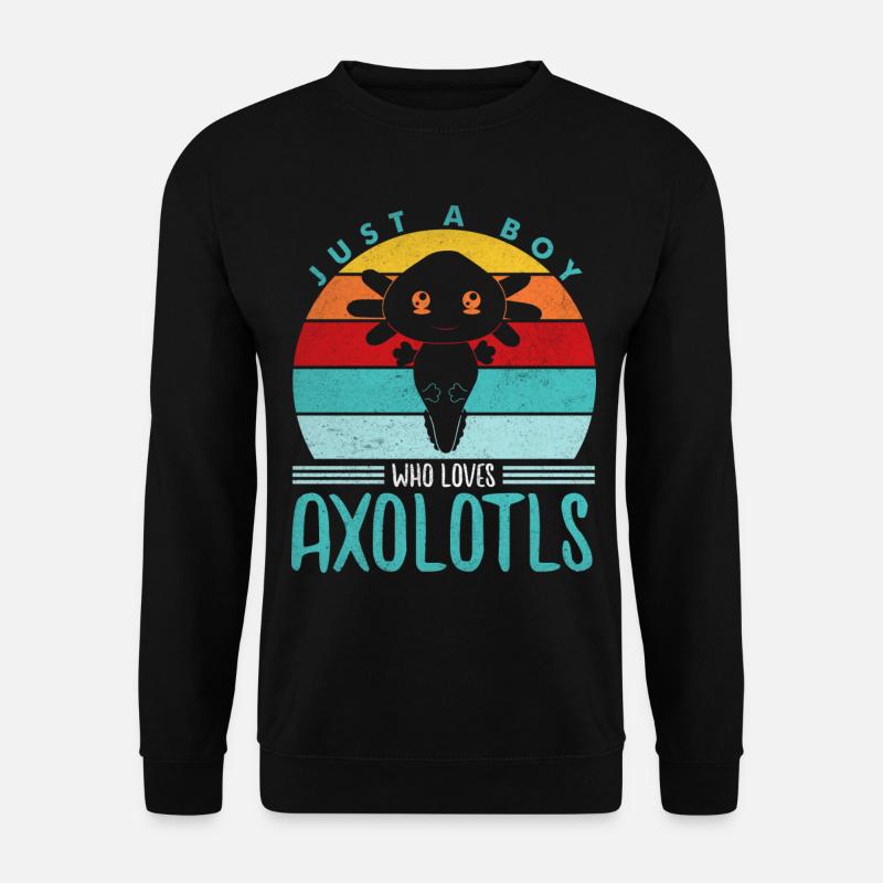 Axolotl - Unisex Pullover - Schwarz