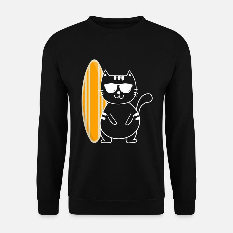 Surfen Wellenreiter Surfer - Unisex Pullover - Schwarz