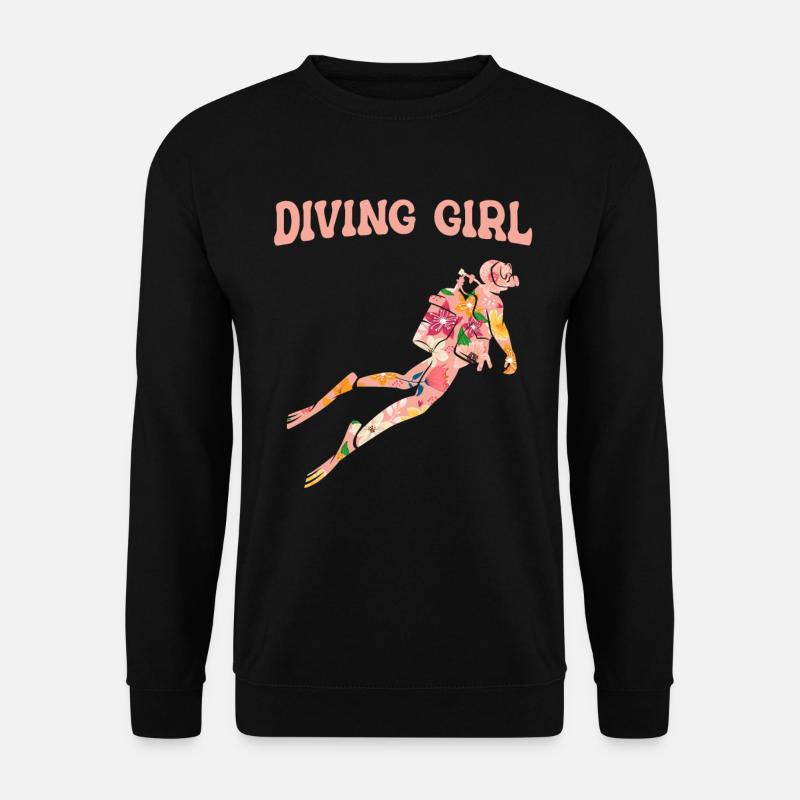 Scuba Tauchen Taucher Tauchsport - Unisex Pullover - Schwarz