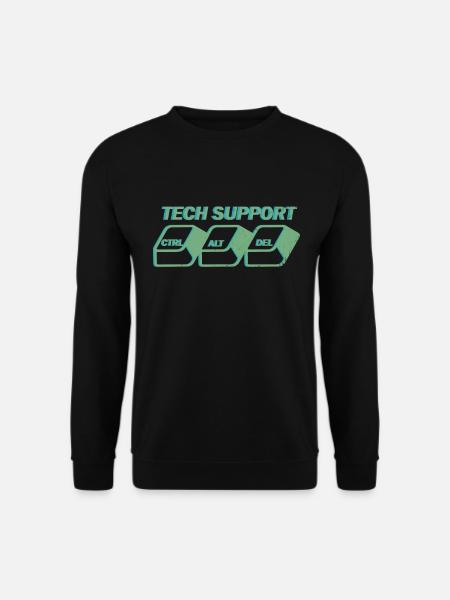 Call Center Customer Service Helpdesk - Unisex Sweatshirt - black