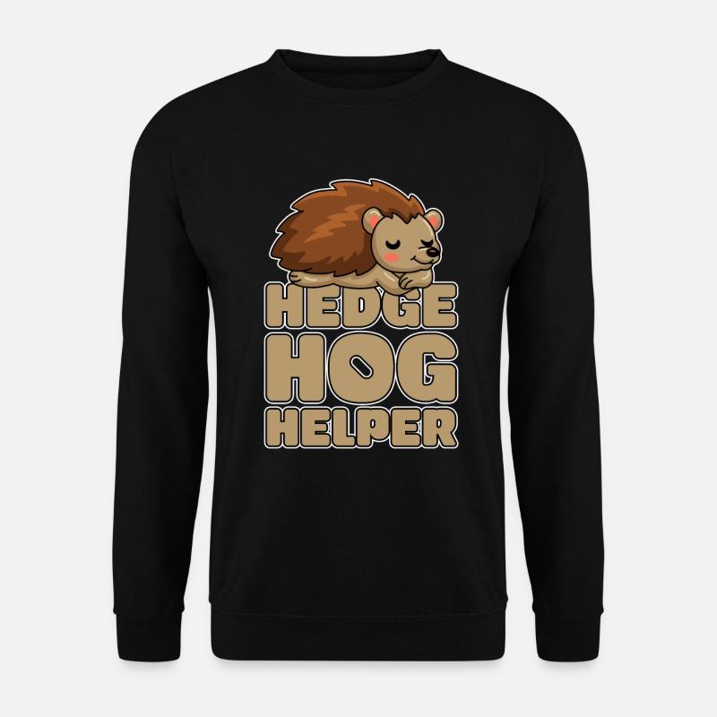 Igel - Unisex Pullover - Schwarz