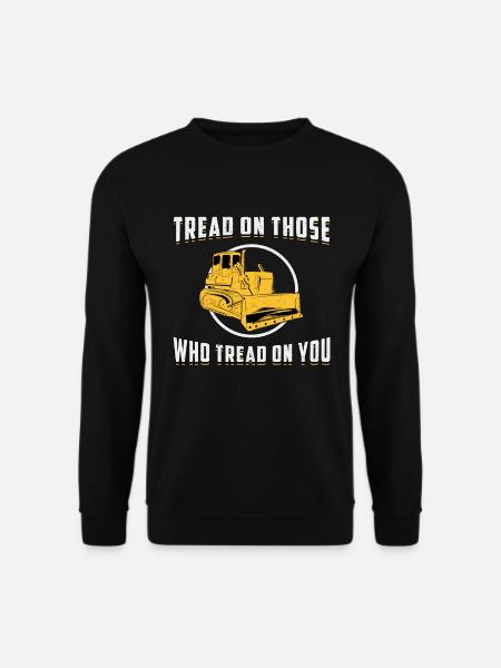 Bulldozer Construction Worker Gift - Unisex Sweatshirt - black