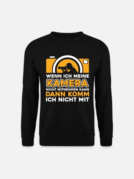 Fotograf Fotografie Kamera - Unisex Pullover - Schwarz