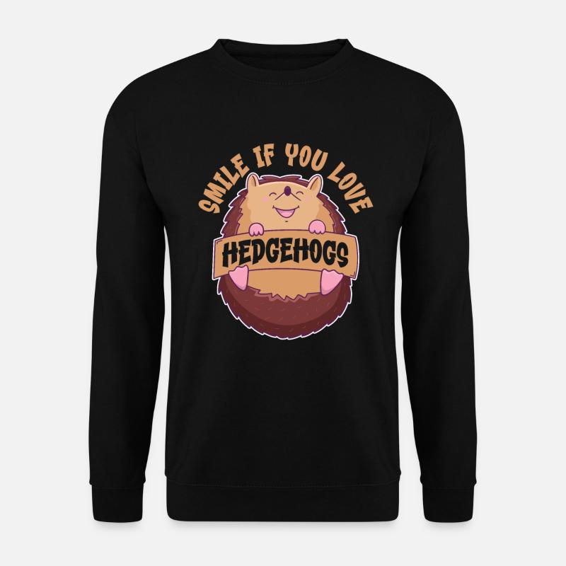 Hérisson - Sweat-shirt Unisexe - noir