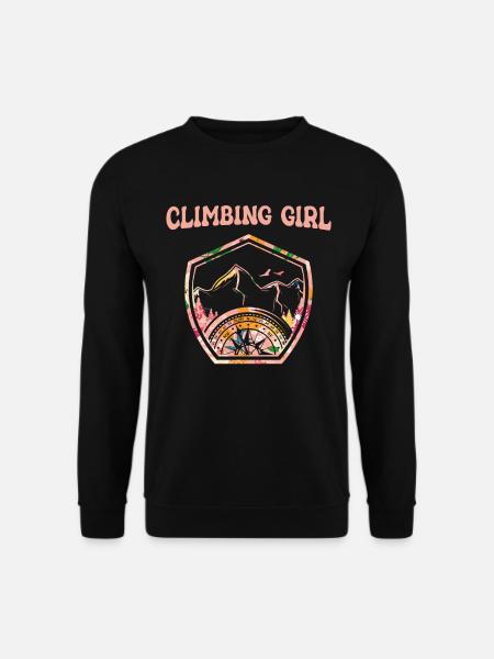 Climbing Mountaineering Climbers - Unisex Sweatshirt - black