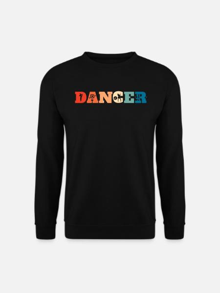 Retro Tanzen Tänzer Vintage Tanz - Unisex Pullover - Schwarz