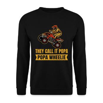 Quad Atv Motorsport - Sweat-shirt Unisexe - noir - Devant - Alina (178cm) & Michal (187cm)