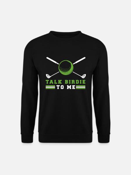 Golf Golfer Golfspieler Golfen Golfplatz - Unisex Pullover - Schwarz