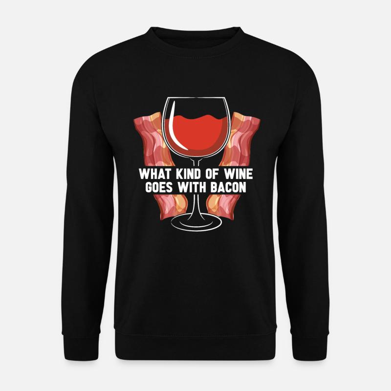Bacon Speck Frühstück - Unisex Pullover - Schwarz