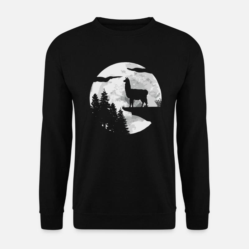 Lama Llama Alpaka - Unisex Pullover - Schwarz