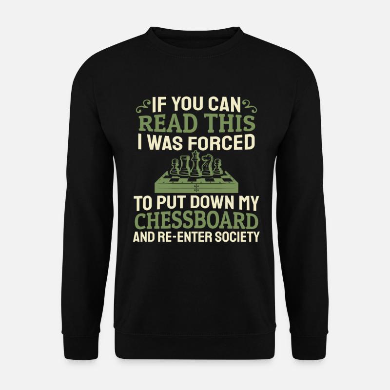 Chess chess piece - Unisex Sweatshirt - black