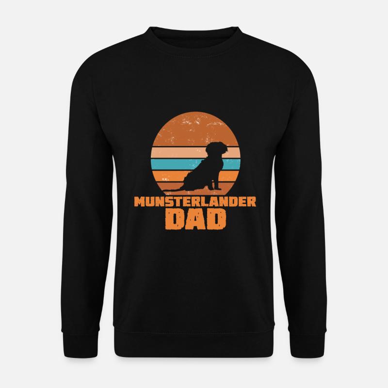 Munsterlander Dad Münsterländer - Unisex Pullover - Schwarz