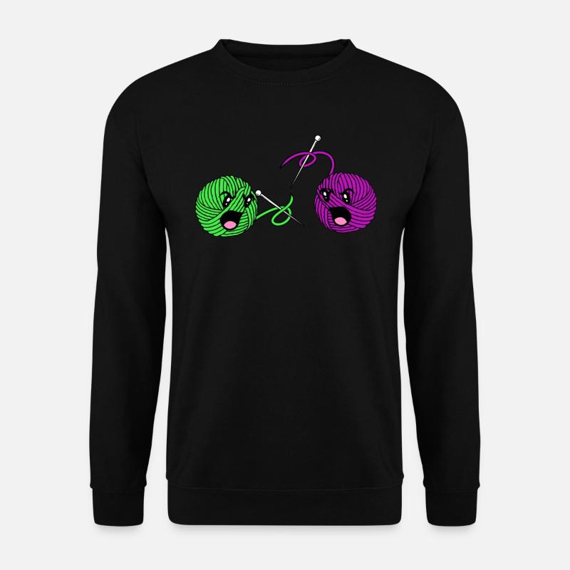 Stricken - Unisex Pullover - Schwarz