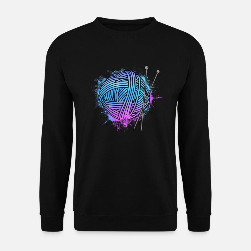 Stricken - Unisex Pullover - Schwarz