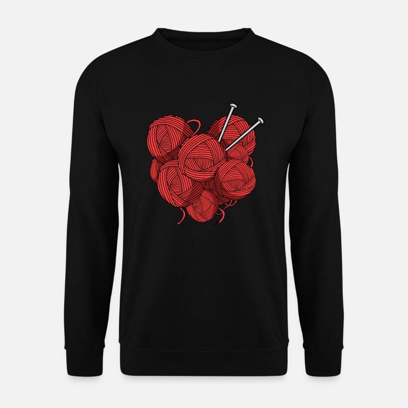 Stricken - Unisex Pullover - Schwarz