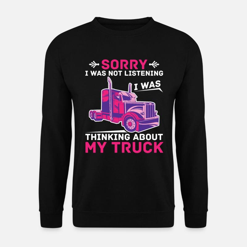 Truck driver - Unisex Sweatshirt - black