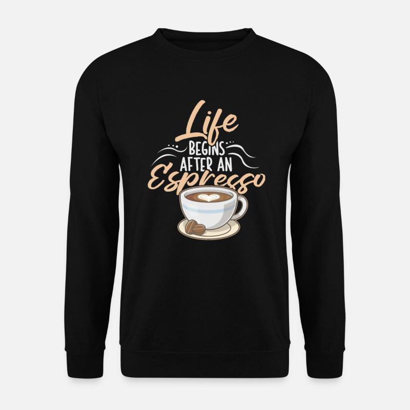 Espresso Coffee - Unisex Sweatshirt - black