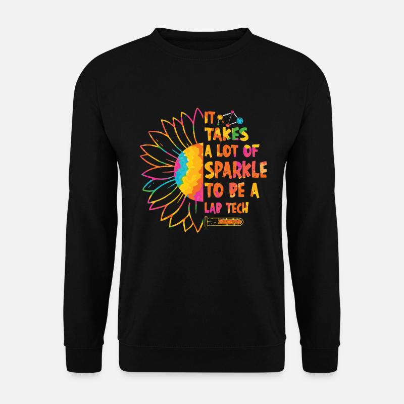 Technicien de laboratoire Science Sparkle Gift - Sweat-shirt Unisexe - noir