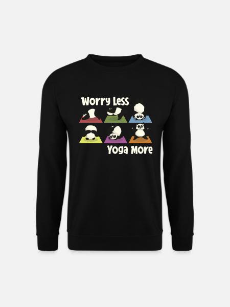 Yoga Yogi - Unisex Sweatshirt - black