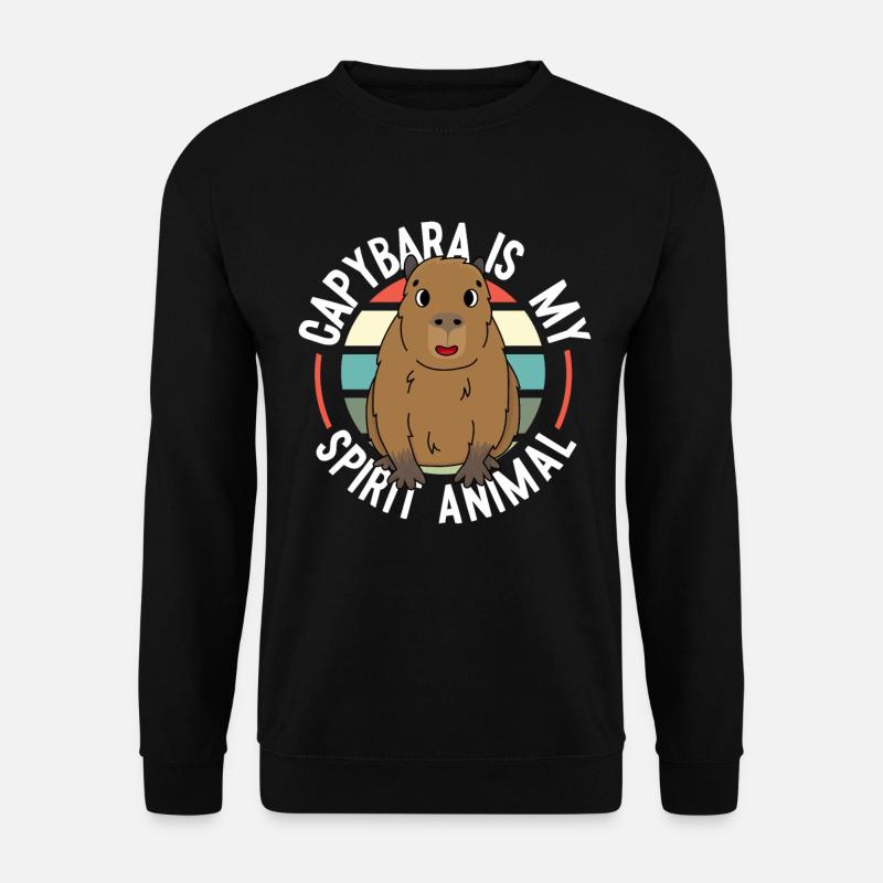 Capybara capybara rodent - Unisex Sweatshirt - black
