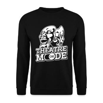 Theater - Unisex Pullover - Schwarz - Vorne - Alina (178cm) & Michal (187cm)