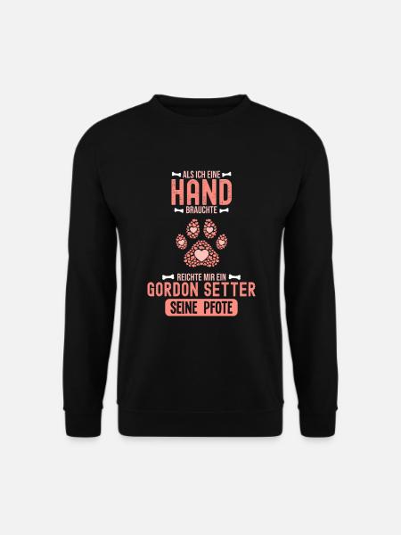 Geschenkidee Gordon Setter - Unisex Pullover - Schwarz