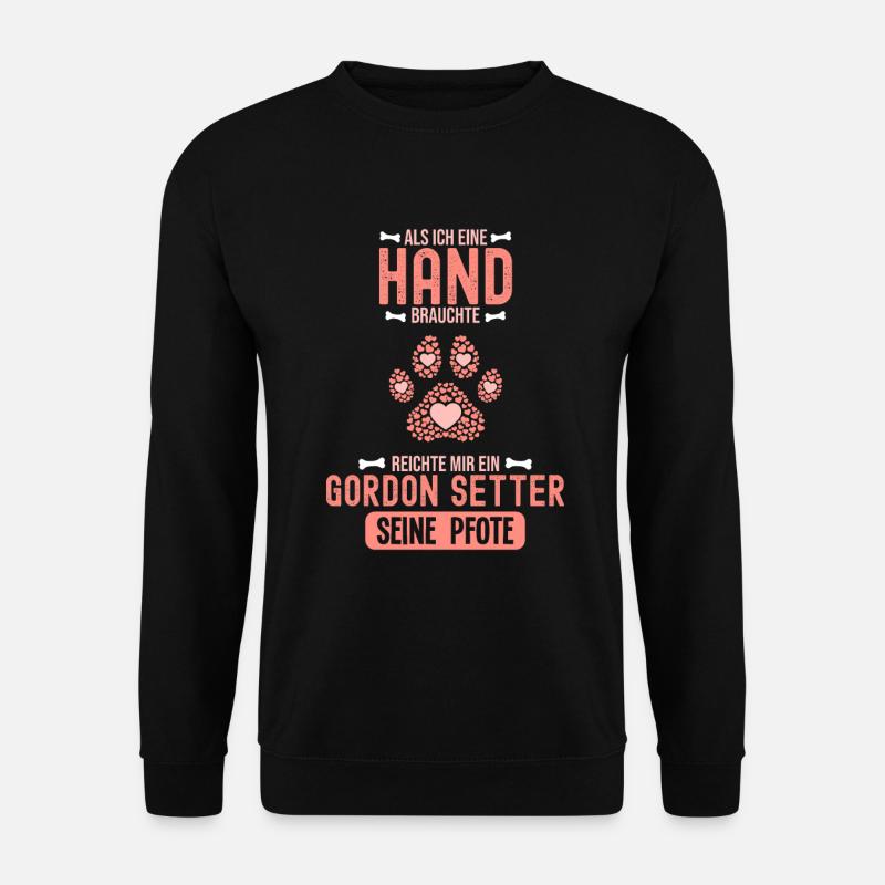 Geschenkidee Gordon Setter - Unisex Pullover - Schwarz