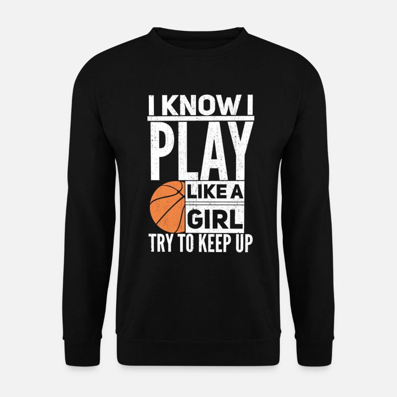 Basketball Basketballer - Unisex Pullover - Schwarz