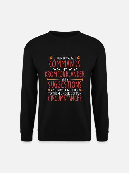 kromfohrlander commande Croco - Sweat-shirt Unisexe - noir