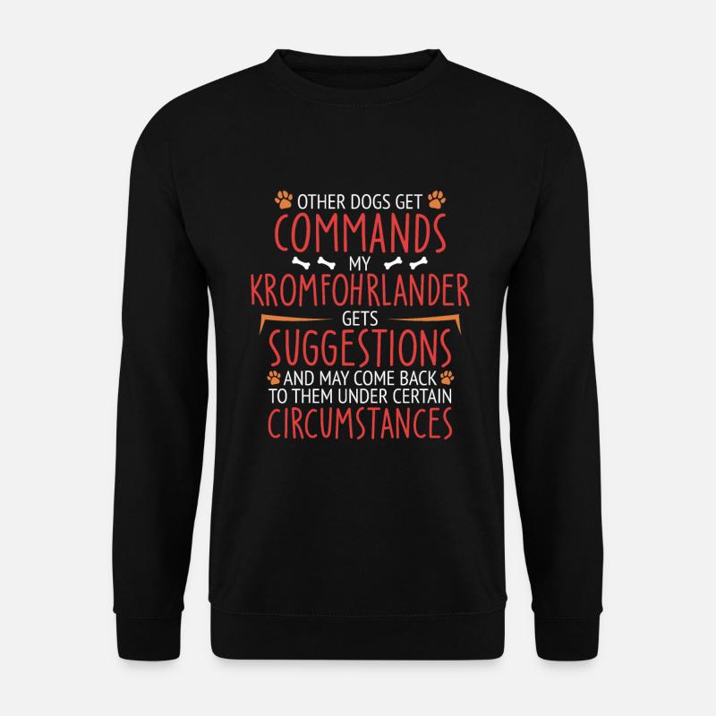 kromfohrlander commande Croco - Sweat-shirt Unisexe - noir