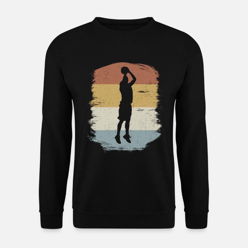 Basketball Basketballer - Unisex Pullover - Schwarz
