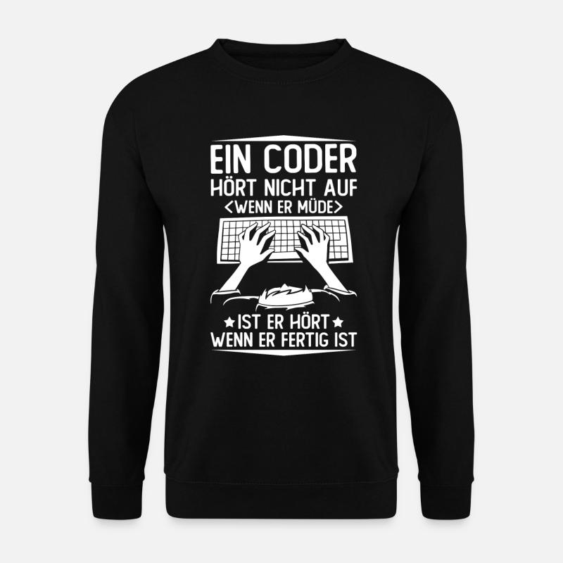 Programmierer Coder Software Entwickler - Unisex Pullover - Schwarz