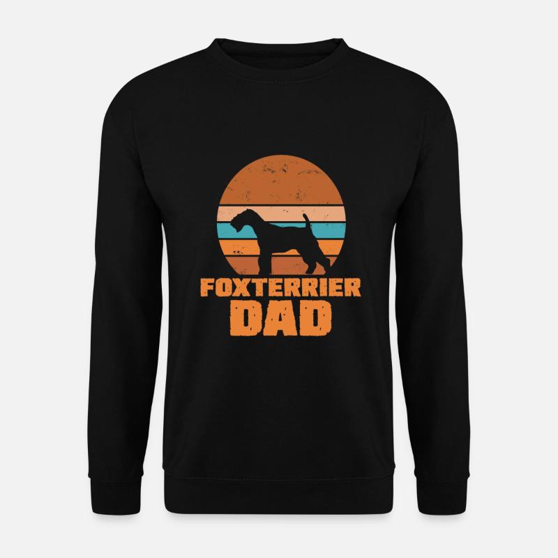Fox Terrier Dad - Unisex Sweatshirt - black