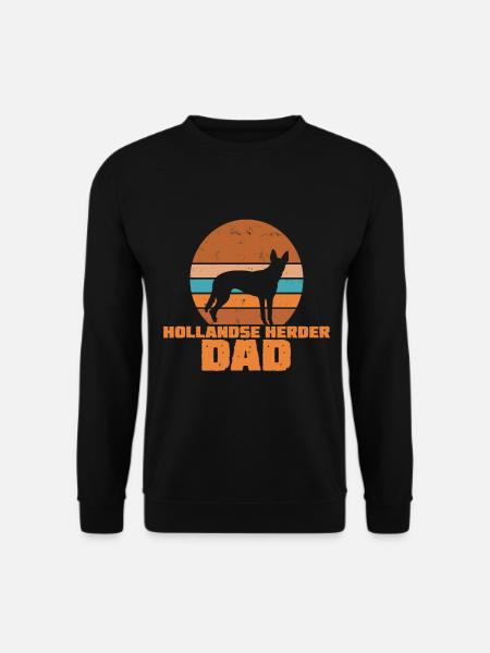 Hollandse Herder Dad - Unisex Sweatshirt - black