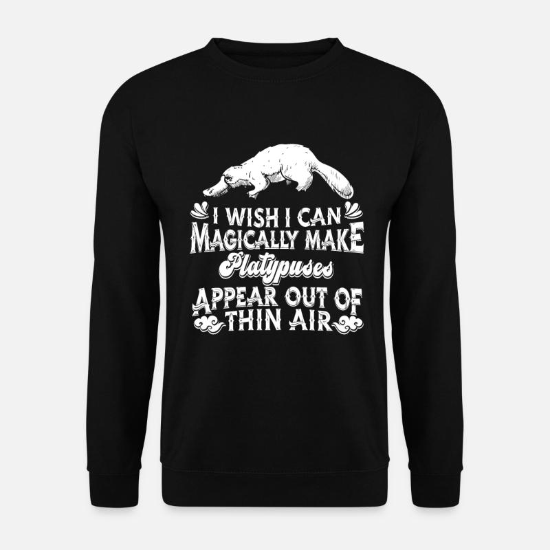 Schnabeltier Platypus - Unisex Sweatshirt - black